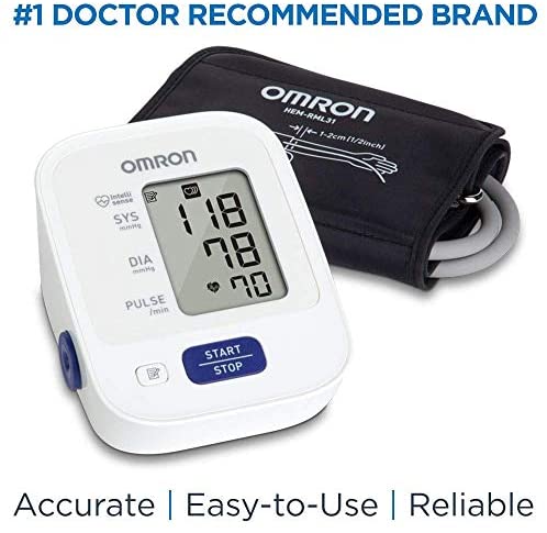 Omron Bronze Blood Pressure Monitor, Upper Arm Cuff, Digital Blood ...